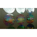 3D hologram custom design rainbow color laser security sticker